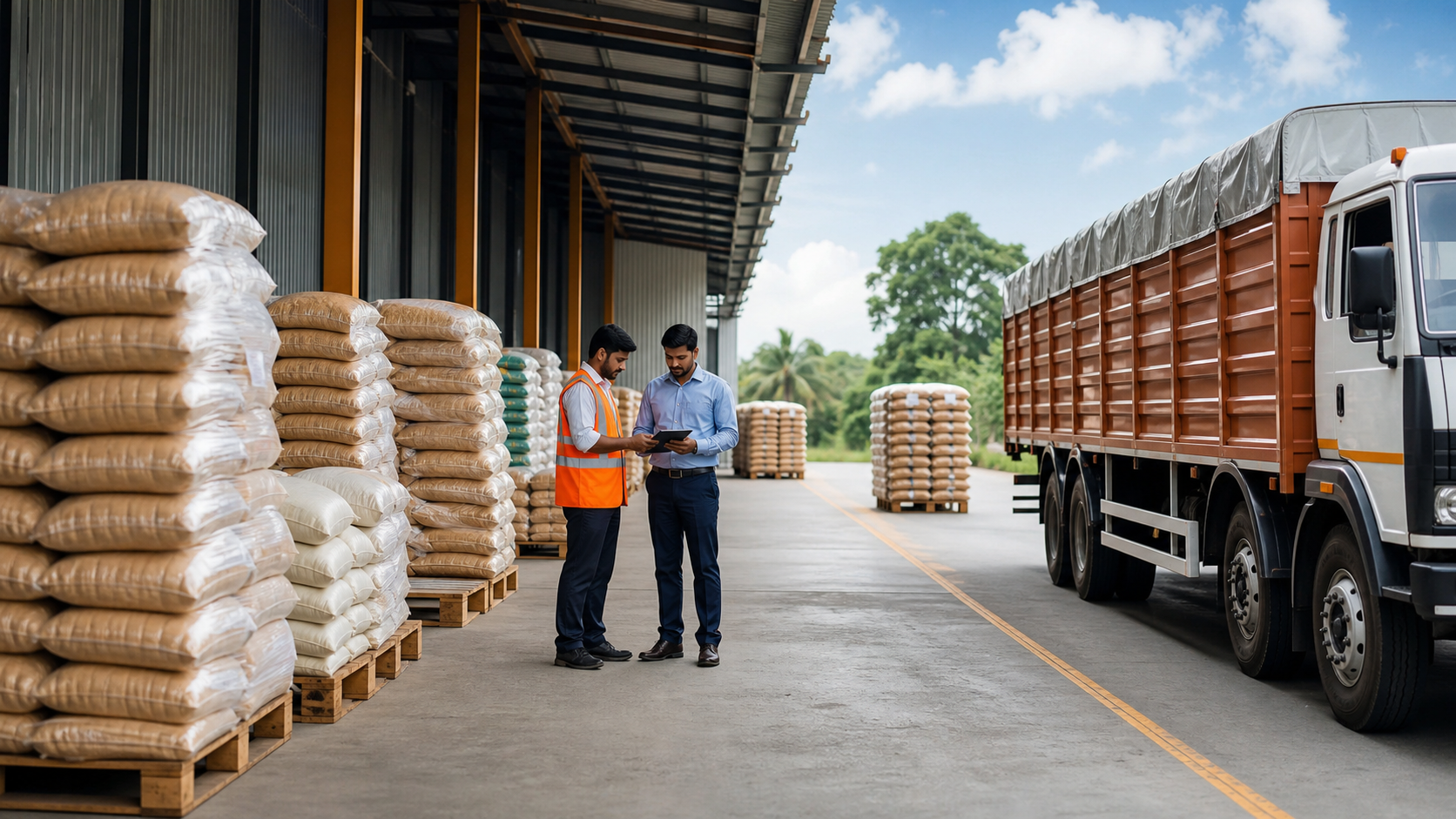 Organized agro commodity distribution operation